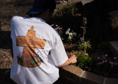 The Sauna看板くまTシャツ