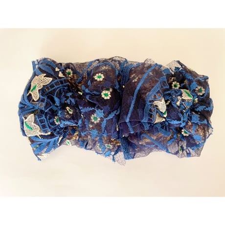 【一点物】chamomile ribbon/Navy