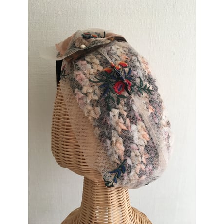 【一点物】Small flower embroidery/Pink