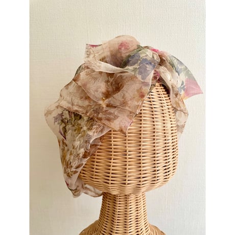 Flower gradation/Beige