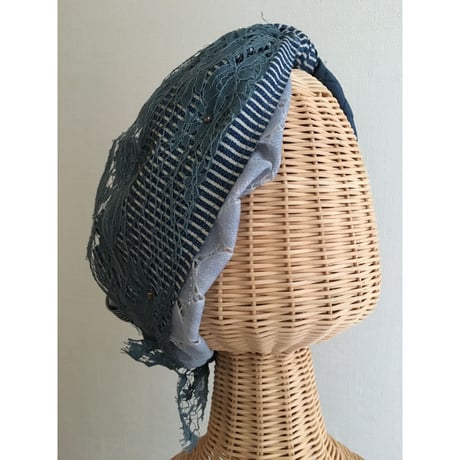 【一点物】Denim quilt/Blue