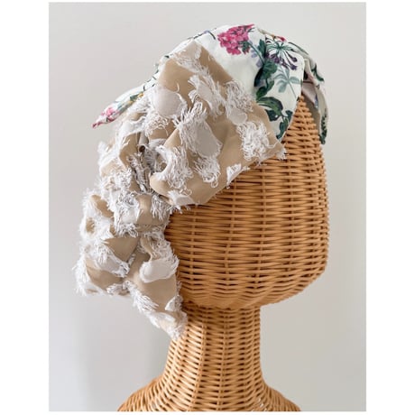 【Flowerシリーズ】FlowerRibbon/White