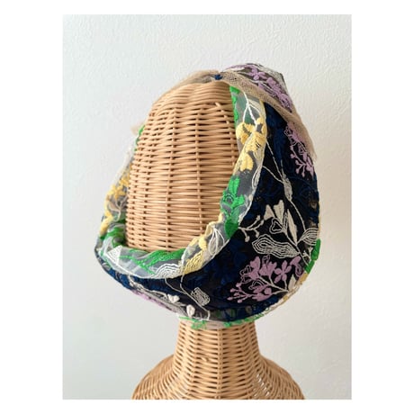 【一点物】Embroidery Lace Hair band