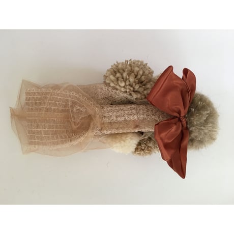 【一点物】pom pom /Beige