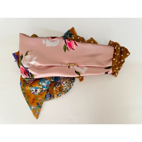 【一点物】Mix scarf/Pink