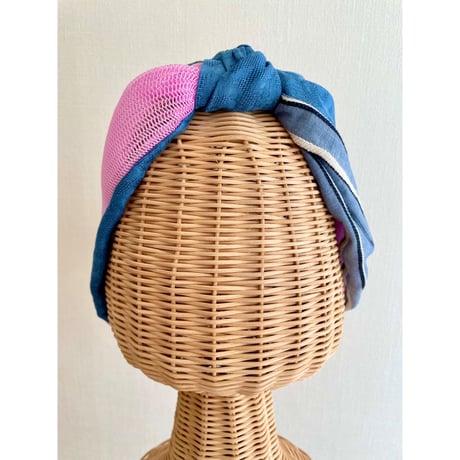 【一点物】mix turban/Pink
