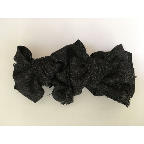 tweed ribbon/Black