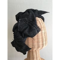 tweed ribbon/Black