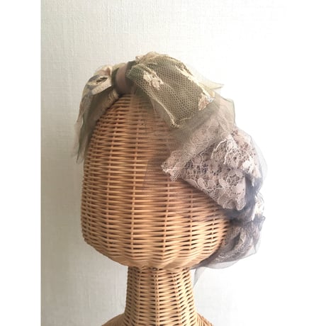 【一点物】gradational ribbon/Beige