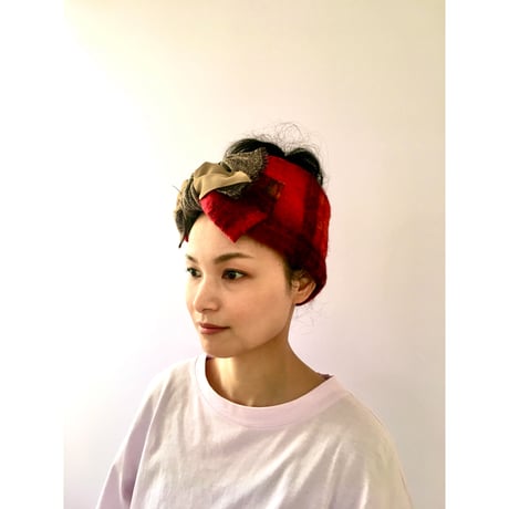 【一点物】wool ribbon/Red