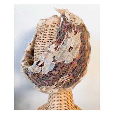 【レースシリーズ】flower ribbon/Beige