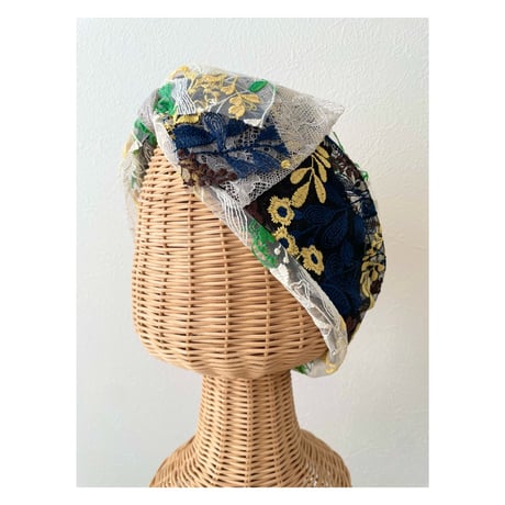 【一点物】Embroidery Lace Hair band