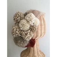 【一点物】pom pom /Beige