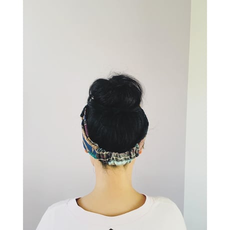 【チェックシリーズ】Plaid Lace Ribbon/Navy