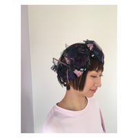 【刺繍シリーズ】flower embroidery/Navy