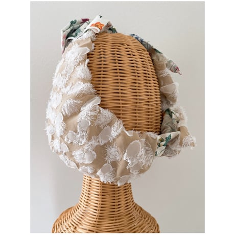 【Flowerシリーズ】FlowerRibbon/White