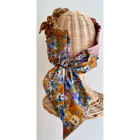 【一点物】Mix scarf/Pink