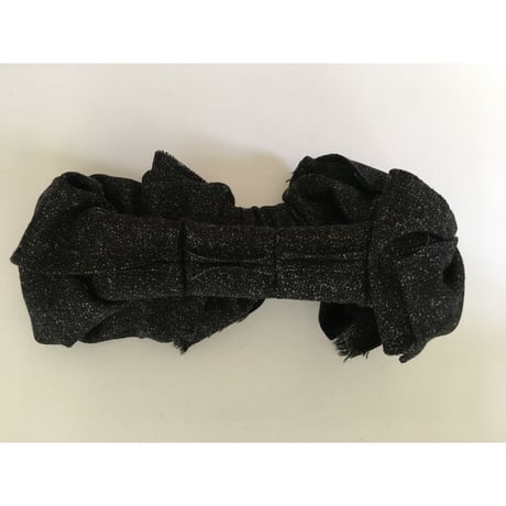 tweed ribbon/Black