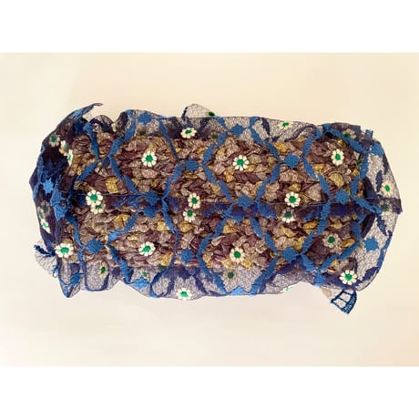【一点物】chamomile ribbon/Navy
