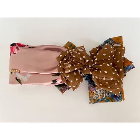 【一点物】Mix scarf/Pink