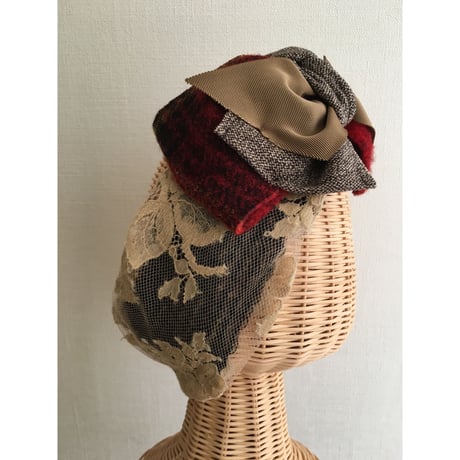 【一点物】wool ribbon/Red