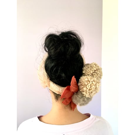 【一点物】pom pom /Beige