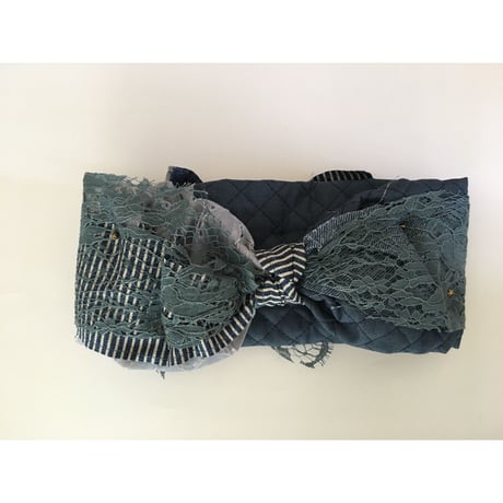 【一点物】Denim quilt/Blue