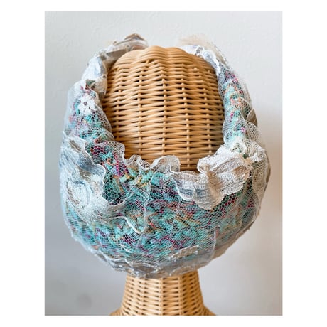 【レースシリーズ】flower ribbon/White