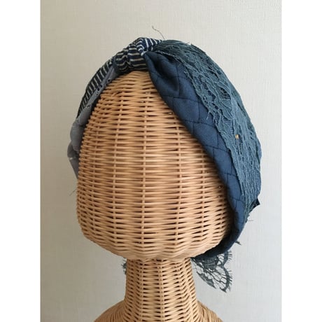【一点物】Denim quilt/Blue