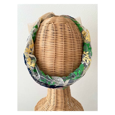 【一点物】Embroidery Lace Hair band