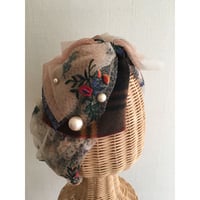 【一点物】Small flower embroidery/Pink