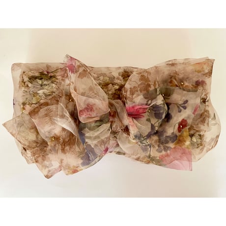 Flower gradation/Beige