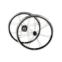 Parallel Race□406-F74/R130B ホイールセット【パラレルレース】ブラック