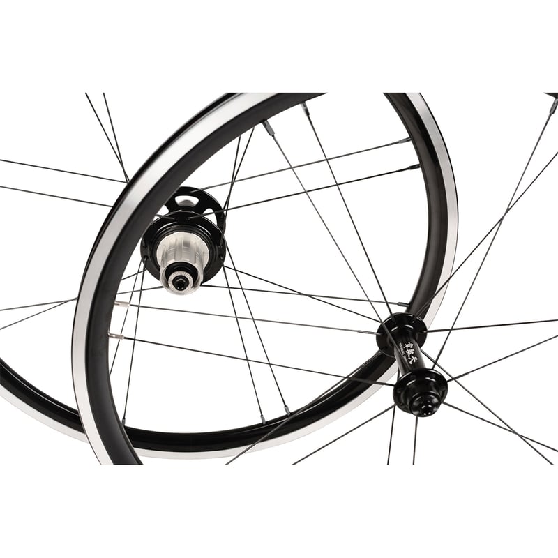 Parallel Race□451-F100/R130B ホイールセット【パラレルレース】ブラ