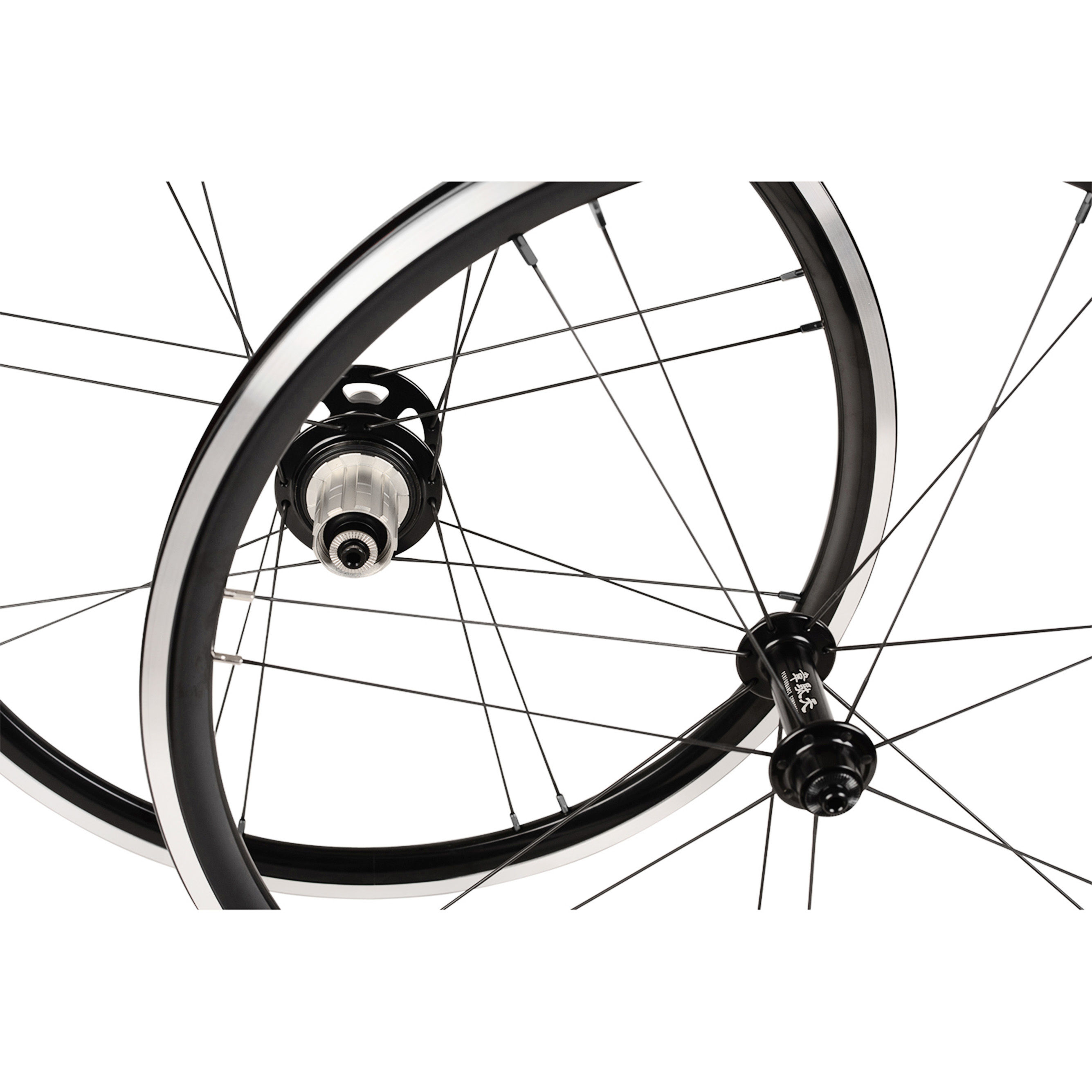 Parallel Race□451-F100/R130B ホイールセット【パラレルレース】ブラ