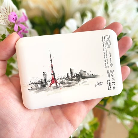 伊藤ナツキ モバイルバッテリー（※裏面 東京タワー）5000mAh