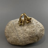 〈twinkle 〉gold hoop pierce