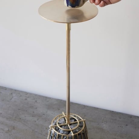 44-stone side table