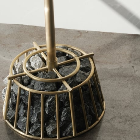 44-stone side table
