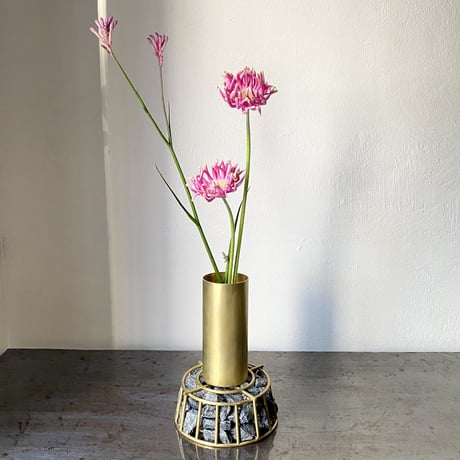 25-sv stone weight flower base L