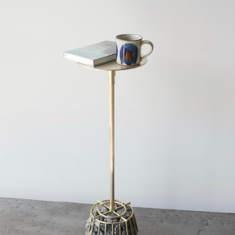 44-stone side table