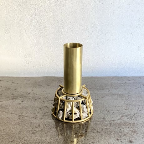 24-SV  stone weight flower base S
