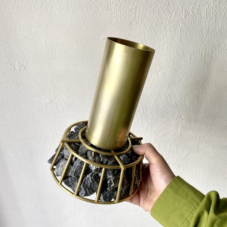 25-sv stone weight flower base L