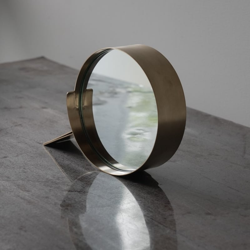 【新品未使用｝ACTUS MIRO MIRO MIRROR 43-spiral mirror | AIRA256TOKYO