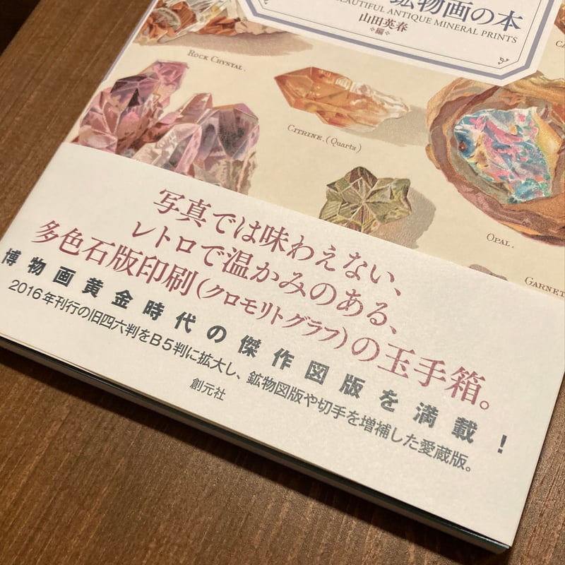 増補愛蔵版 美しいアンティーク鉱物画の本 | 本屋 itoito