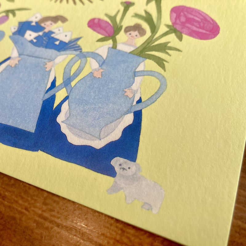 柊有花 | 箔押しポストカード「いっぱいの実り」 | 本屋 itoito