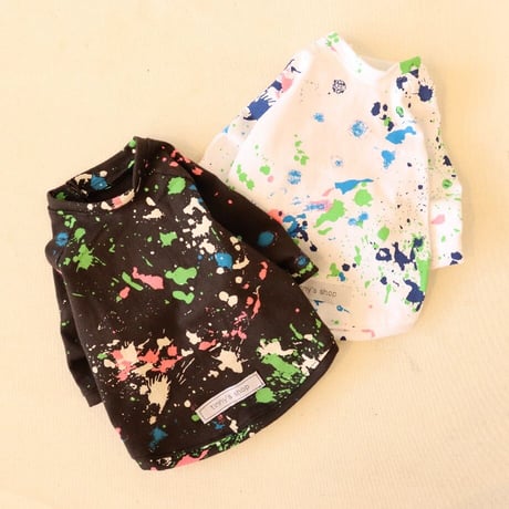 【在庫SALE】Paint splashTシャツ（Black）