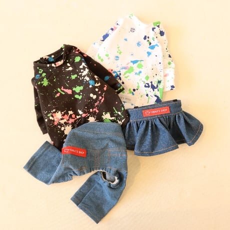 【在庫SALE】Paint splashTシャツ（Black）