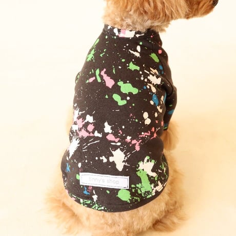 【在庫SALE】Paint splashTシャツ（Black）