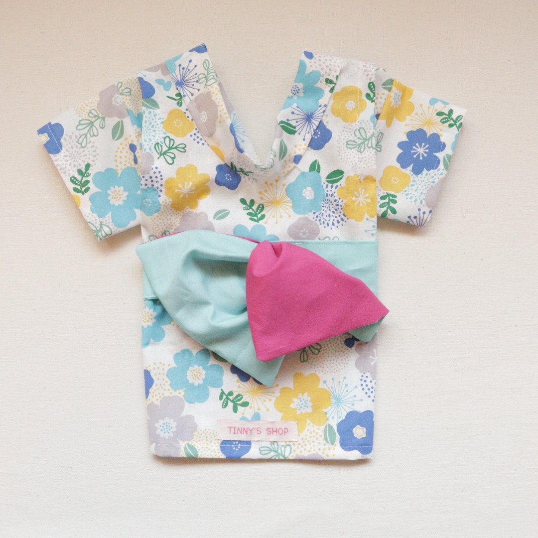 浴衣　夏日記　PINK  LABEL （未使用） 即日発送】【浴衣セール】 ライラックの可憐な花浴衣 【浴衣3点